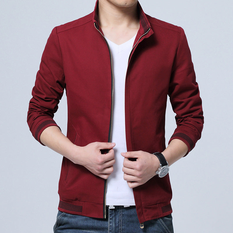 Men Casual Coat Pure Cotton