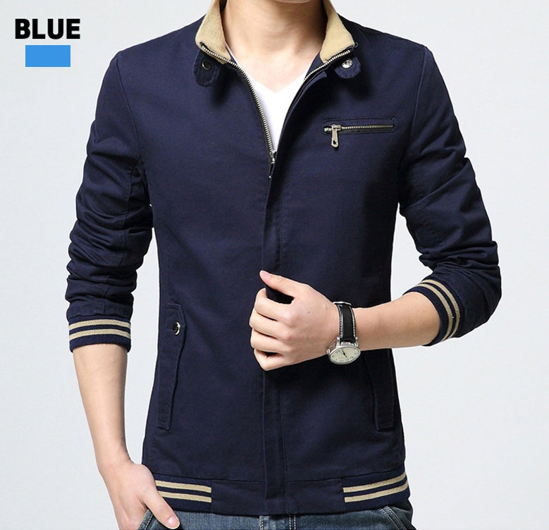 Men Casual Coat Pure Cotton