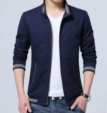 Men Casual Coat Pure Cotton