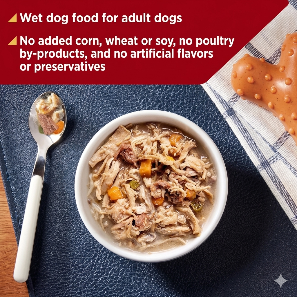 Grain Free Chicken & Beef Recipe in Savory Broth Wet Dog Food