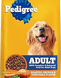 Pedigree Adult Dry Dog Food, Complete Nutrition, Roasted Chicken & Vegetable Flavor, 3.5 lb. Bag